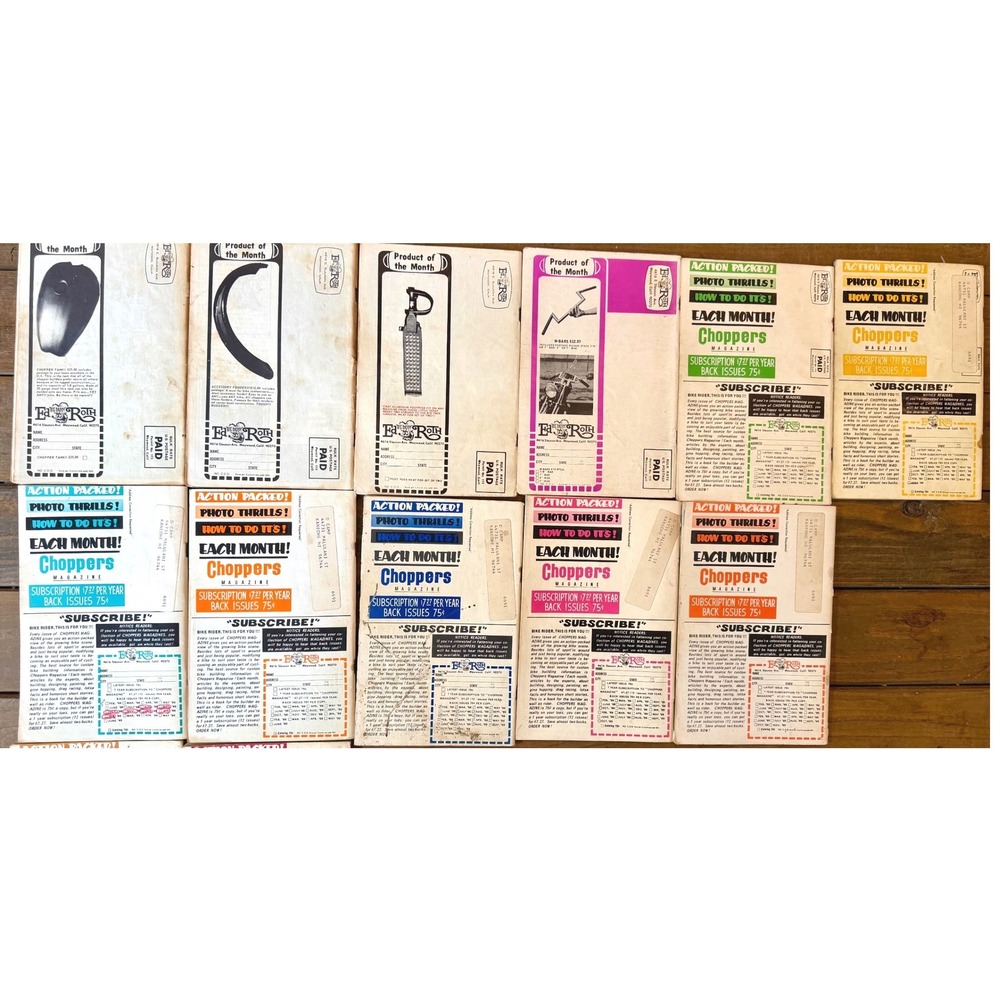1968; 1969 missing Dec; 2 1970: plus 9 manuals Choppers Magazines vintage rare - Picture 4 of 8